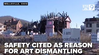 Wellsville mayor stresses safety as artist agrees to remove contentious art installation