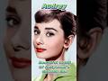 Audrey Hepburn 💖 Most BEAUTIFUL Icons of Hollywood's GOLDEN ERA 🌟 Tribute #shorts #viral #trending