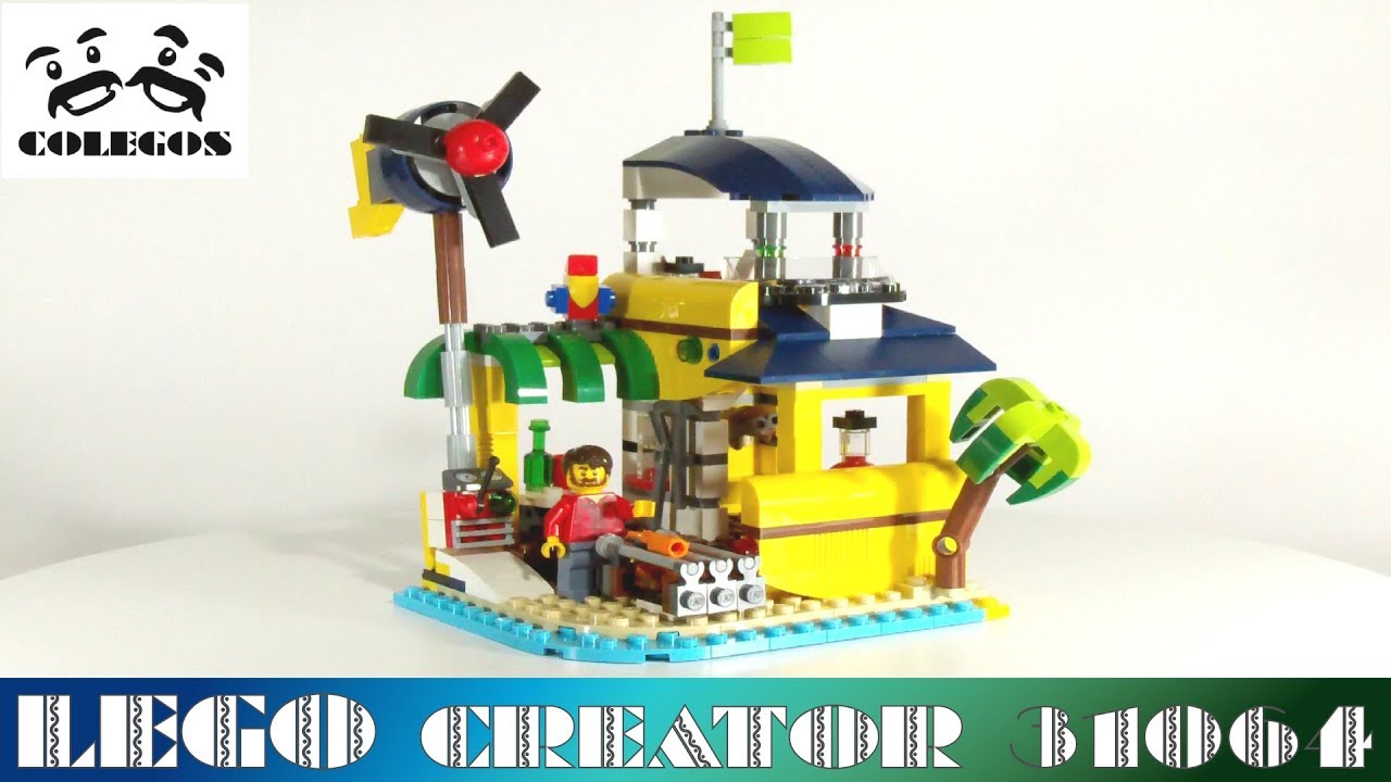 Lego Creator 31064 Island Hut - Lego Speed Build