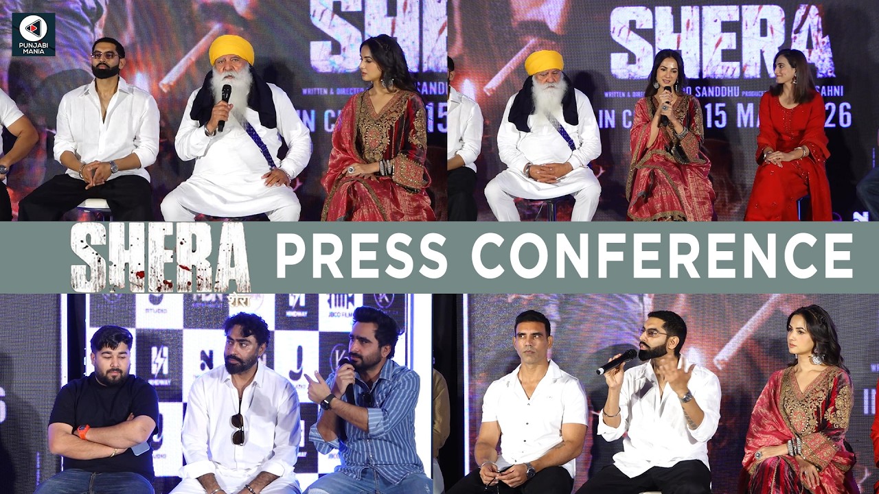 ⁣Shera Press Conference | Parmish Verma, Sonal Chauhan, Yograj Singh | Punjabi Mania