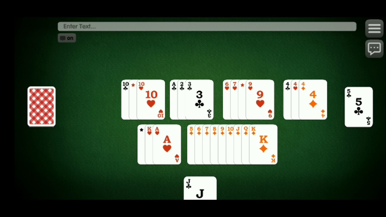 Cara Bermain Kartu Sambung Tulang Versi Android || Game Rummy Palace