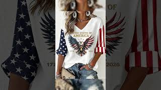 ❤️ 🤍 💙 Celebrate 250 years of freedom in timeless patriotic style made for the American spirit 🇺🇸