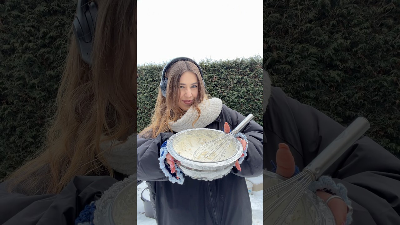 THINGS To Do WHEN You’re BORED Snow ICE Cream EDITION