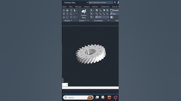 AutoCAD 2026 Helical Gear Tutorial — Complete 3D Modeling Guide #shorts #cadsoftware #solidworks