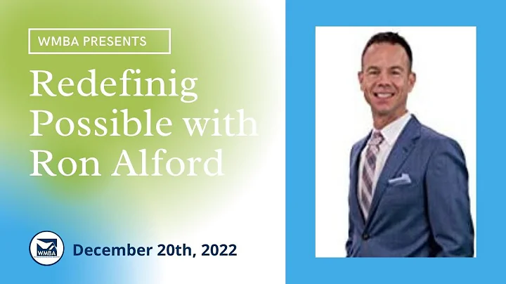 WMBA Presents Redefining Possible with Ron Alford