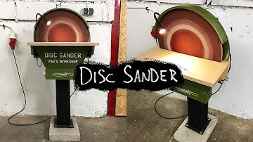 Making a 20 inch Disc Sander