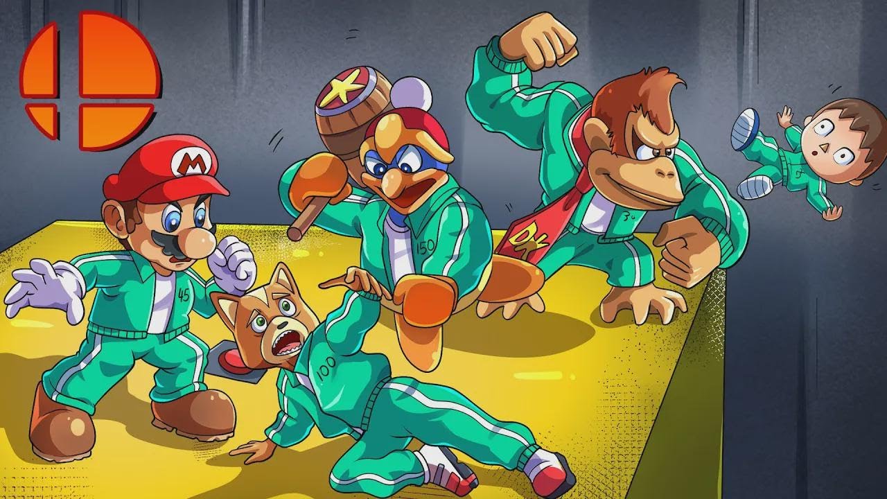 Msaj 9 Quel combattant de Smash Bros gagnerait Squid Game ? (Ils sont TOUS là ...