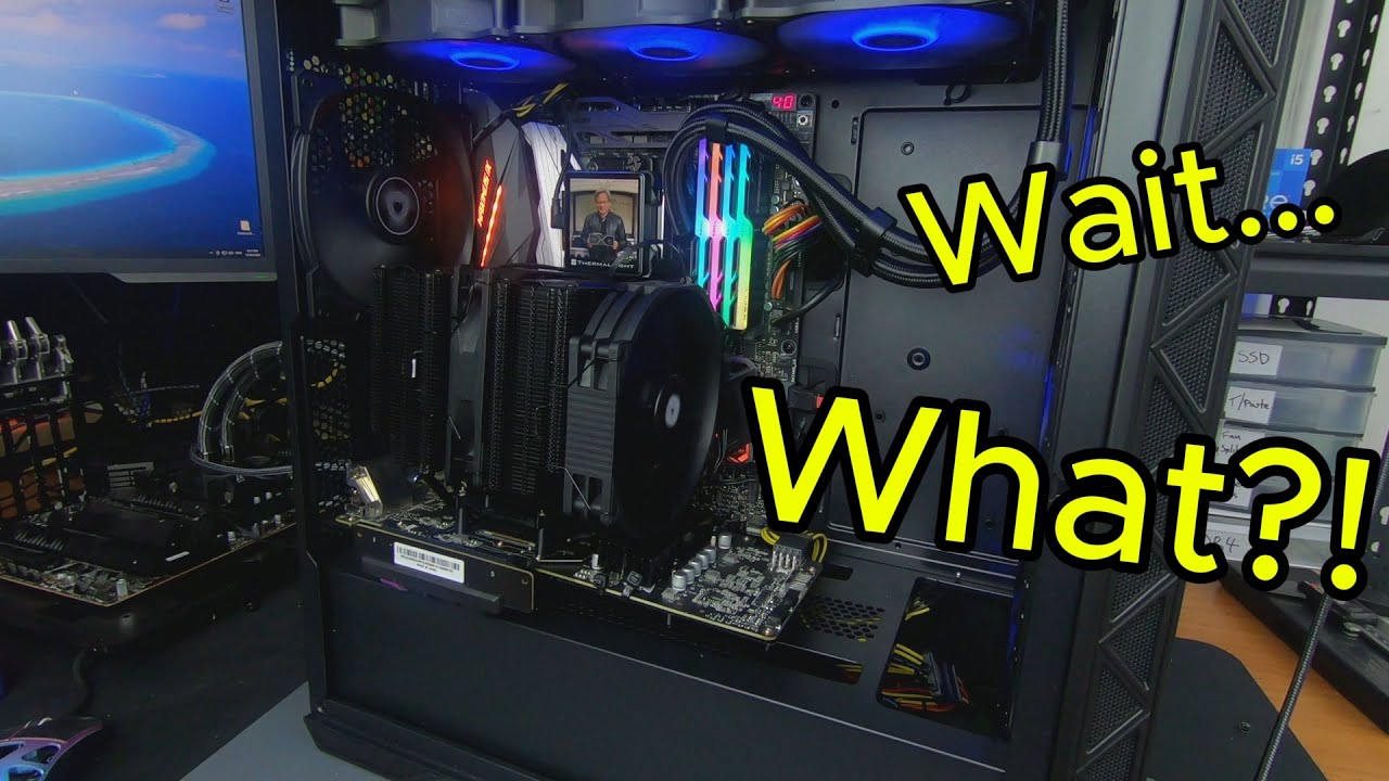 I Mounted a GTX 1060 Upside Down and Gave It a CPU Cooler