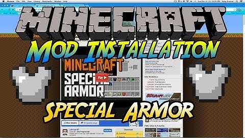 Minecraft Mod Install Tutorial-Special Armor (Mac) 1.6.2+OUTDATED