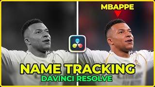 How to Make NAME TRACKING effect in Davinci Resolve | Beginner Tutorial