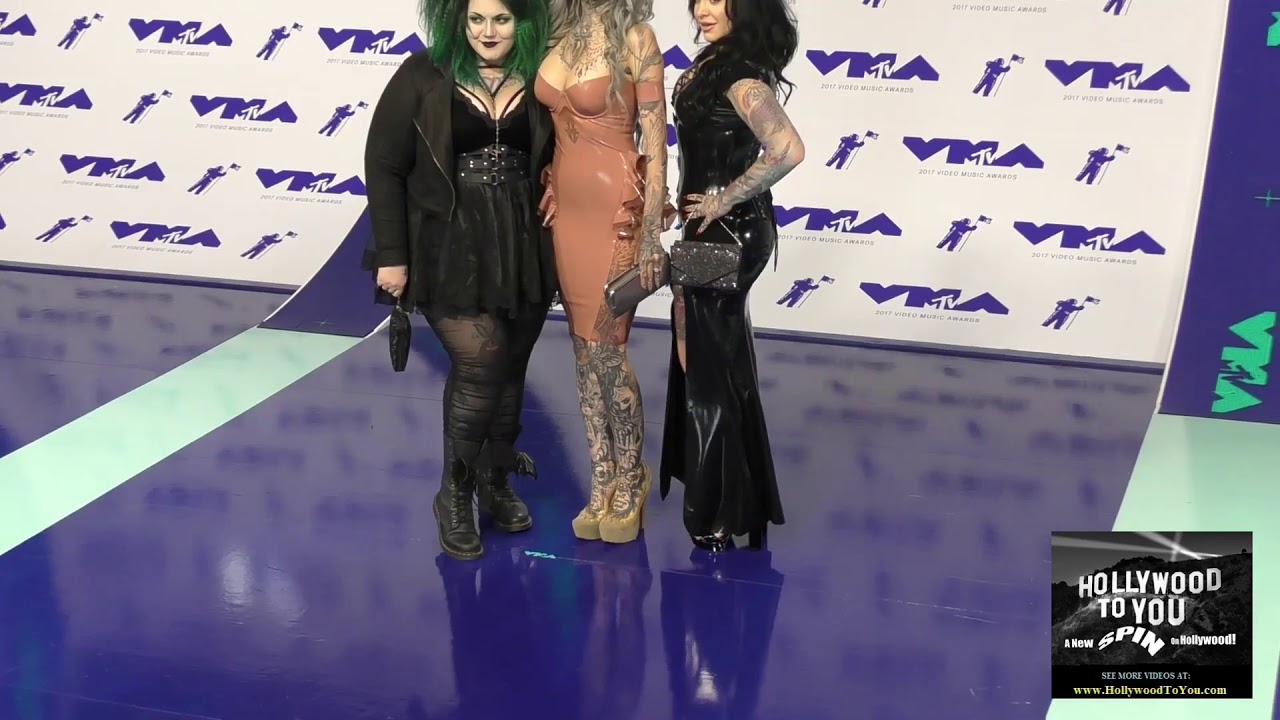 Ink Master Angels at the 2017 MTV Video Music Awards at The Forum in Los Angeles