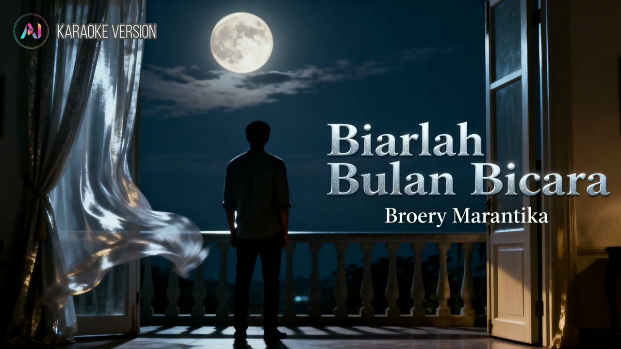 🎤 Biarlah Bulan Bicara - Broery Marantika | KARAOKE Version by AI-ng WORLD