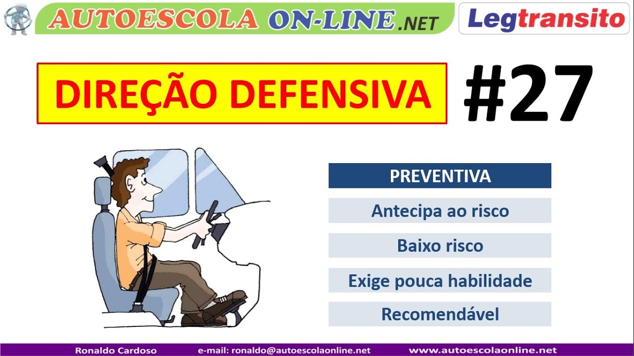 DIREÇÃO DEFENSIVA - Preventiva e Corretiva, Automatismos - YouTube