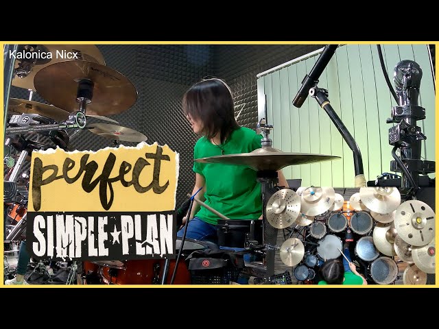 Simple Plan - Perfect || Drum Cover by KALONICA NICX class=