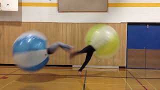 Bubble Soccer Collision!