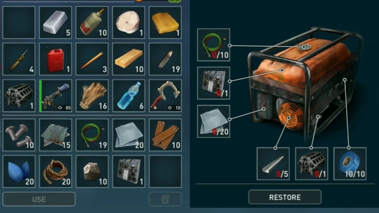 Raft Survival: Generator Repair Part 7 - YouTube