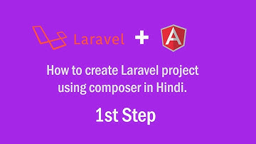 How to create laravel project using composer in hindi