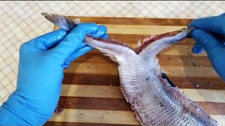 How to clean a herring, quickly and without bones. How to fillet a herring