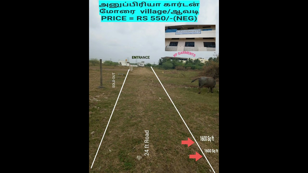 ID 1 LOW PRICE SALE/Avadi(மோரை)(Rs. 400 per sq ft) 