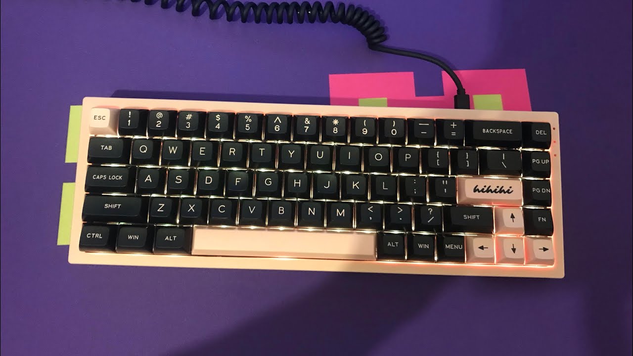 NovelKeys NK65 Olivia Edition Sound Test YouTube