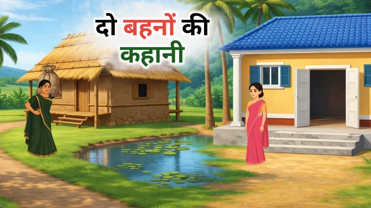 भाग्य का खेल | The Story Of Two Sister | हिन्दी कहानियाँ | Moral Story | DDT