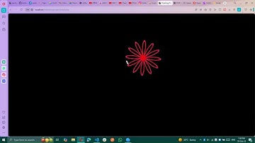 Rainbow Flower Animation - HTML Canvas & JavaScript #coding #html5#canvas#javascript#rainbowflower