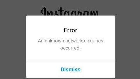Fix an unknown network error has occurred instagram 2022 | how to fix instagram login error bug