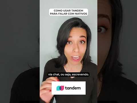 Aplicativo Tandem. Como