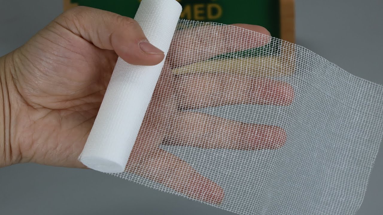 Medical Sterile Consumable Disposable Gauze Bandage Size Size White Gauze Bandage Roll Gauze Bandage