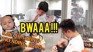 Pertama Kali Alwi Dan Aminah ketemu Dan Gendong Kiano Tiger wong di rumah kak Baim Paula Foto