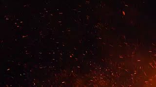 Burning ash rise background