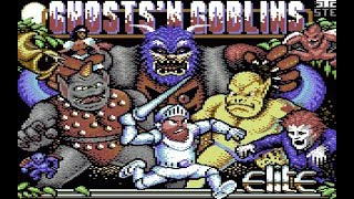 Ghosts 'N Goblins Arcade Review for the Commodore 64 by John Gage