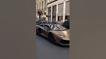 INSANE LAMBORGHINI SVJ ROADSTER IN PARIS Shorts 
