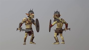 Unity Asset Store Pack - Heroes - Goblin Warrior (Download link below)