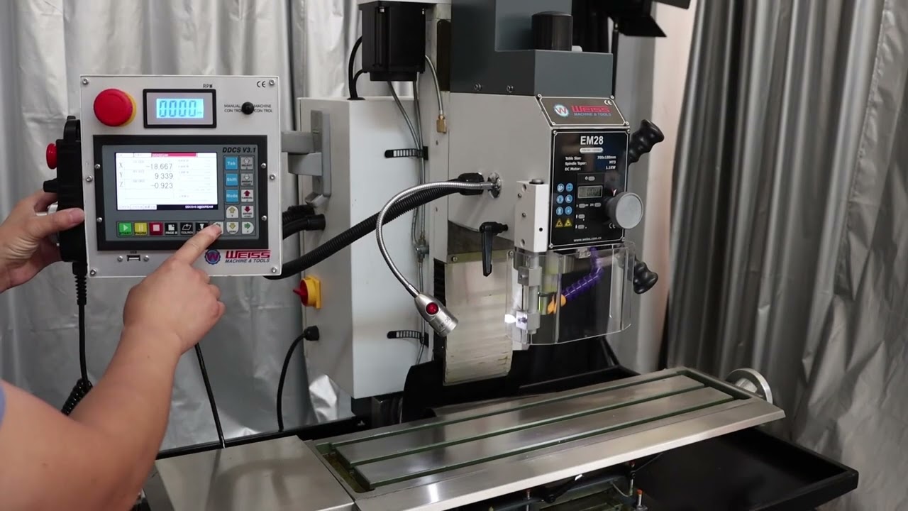 WEISS FIRST GENERATION ELECTRONIC MILLING MACHINE EM28＆EM35 INTRODUCTION