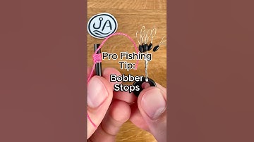 How to use bobber stops for fishing #fishing #fishingtips #fishinghacks