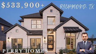 Gorgeous Perry Homes 2722H Floor Plan | Richmond, Texas | Candela South | From $533,900 Update