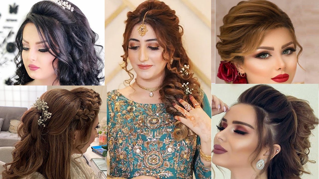 pakistani bridal open hair hairstyle｜TikTok Search