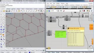 How to create planar Honeycomb Shells using Kangaroo´s Planarization Forces