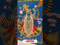 Handmade Shrinathji Kundan Art..Simple Canvas into Shrinathji Masterpiece 🎨#shorts #canvas