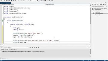 User Input and Converting a String to an Integer in C#