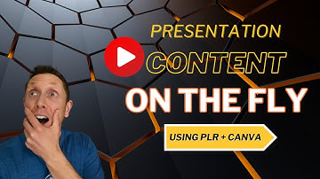 Create Presentation Content On The Fly With PLR + Canva