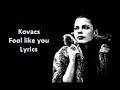 Kovacs - Fool Like You - Lyrics