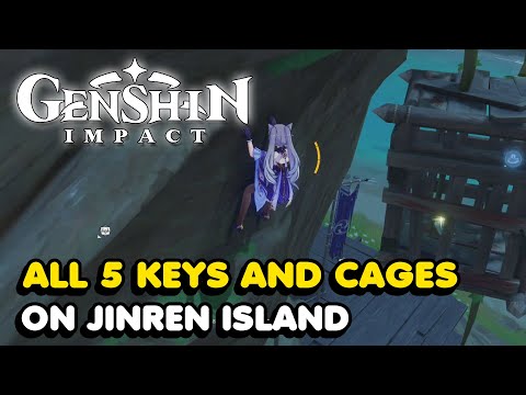 All 5 Key & Cage Locations On Jinren Island In Genshin Impact (Inazuma)
