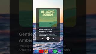 Relaxing Sounds | Gentle Ocean Winds | 8 Hours Sleep,Study,Relax
