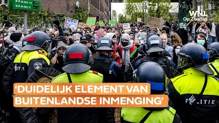 Radicaal buitenlandse inmenging tijdens demonstraties in Amsterdam: 'Dit is heel gevaarlijk'