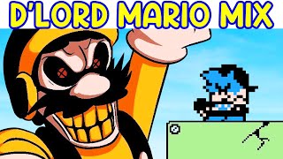 FNF TYRANT (D'LORD MARIO MIX Playable) Sonic.EXE Mario Mix