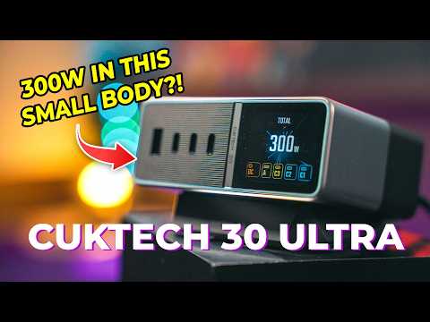 This SMALL Charging Station Packs 300W! | CUKTECH 30 Ultra Review