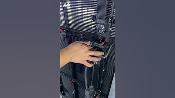 Teach you how to disassemble the rental transparent screen box#leddisplay #transparentscreen #lease