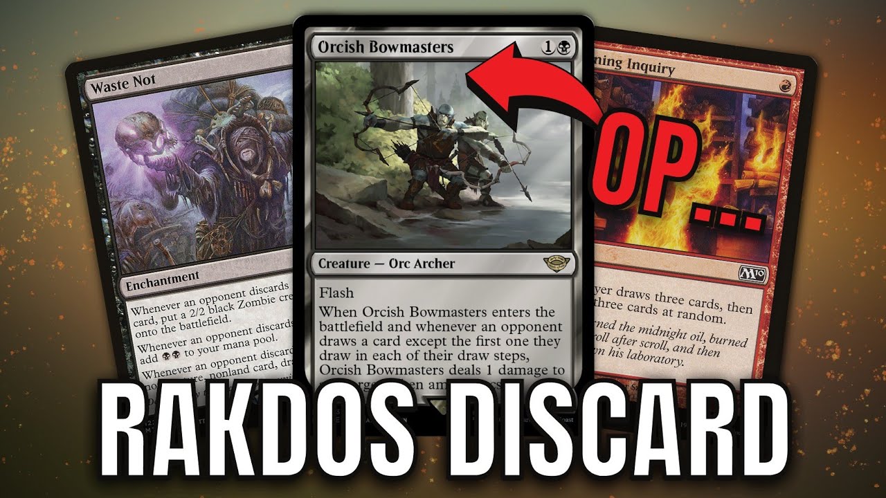 Absolutely Sick 5-0 Trophy League With Bowmasters Waste Not Rakdos Rock || Modern || MTGO